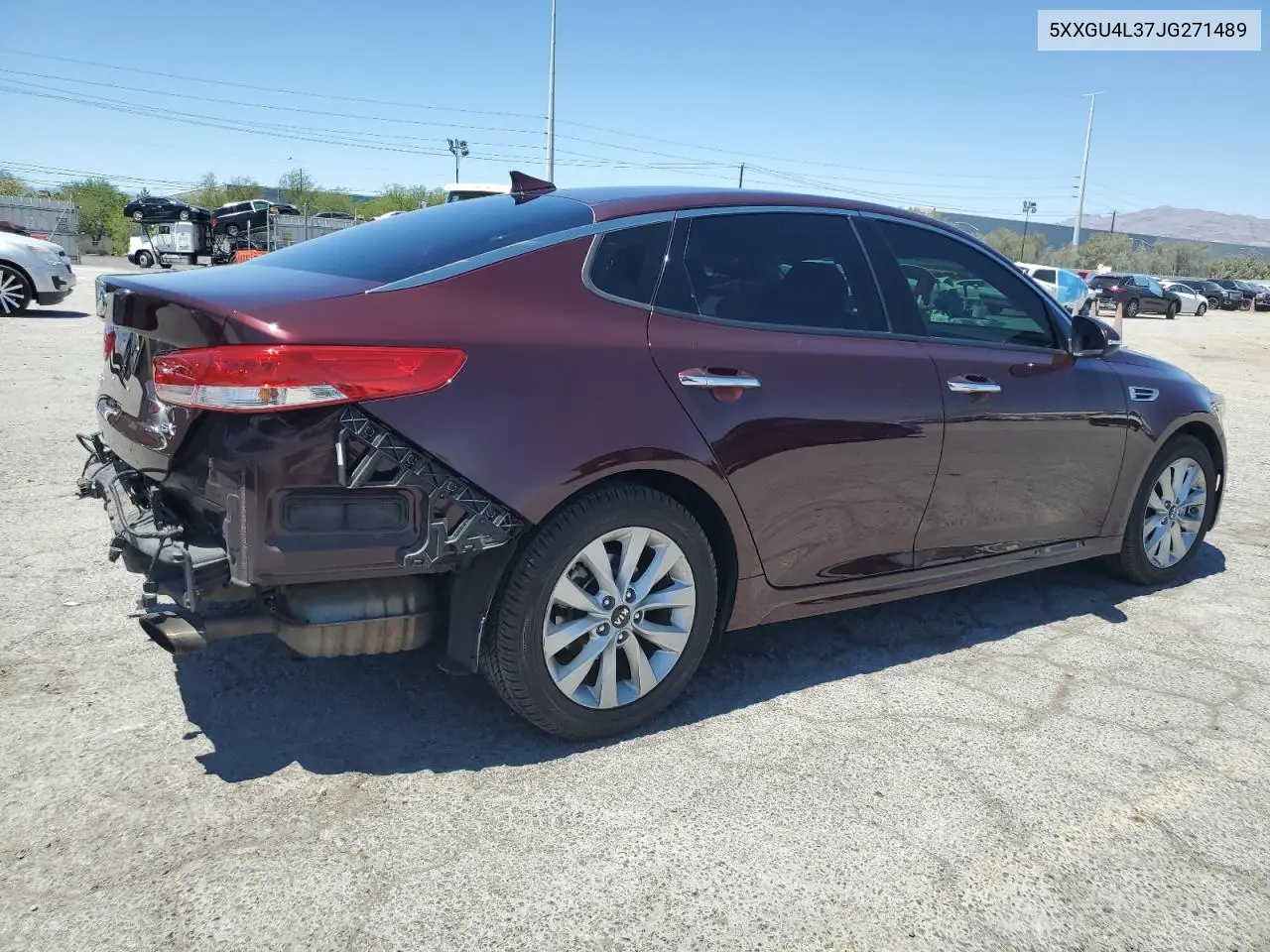 2018 Kia Optima Ex VIN: 5XXGU4L37JG271489 Lot: 66044135