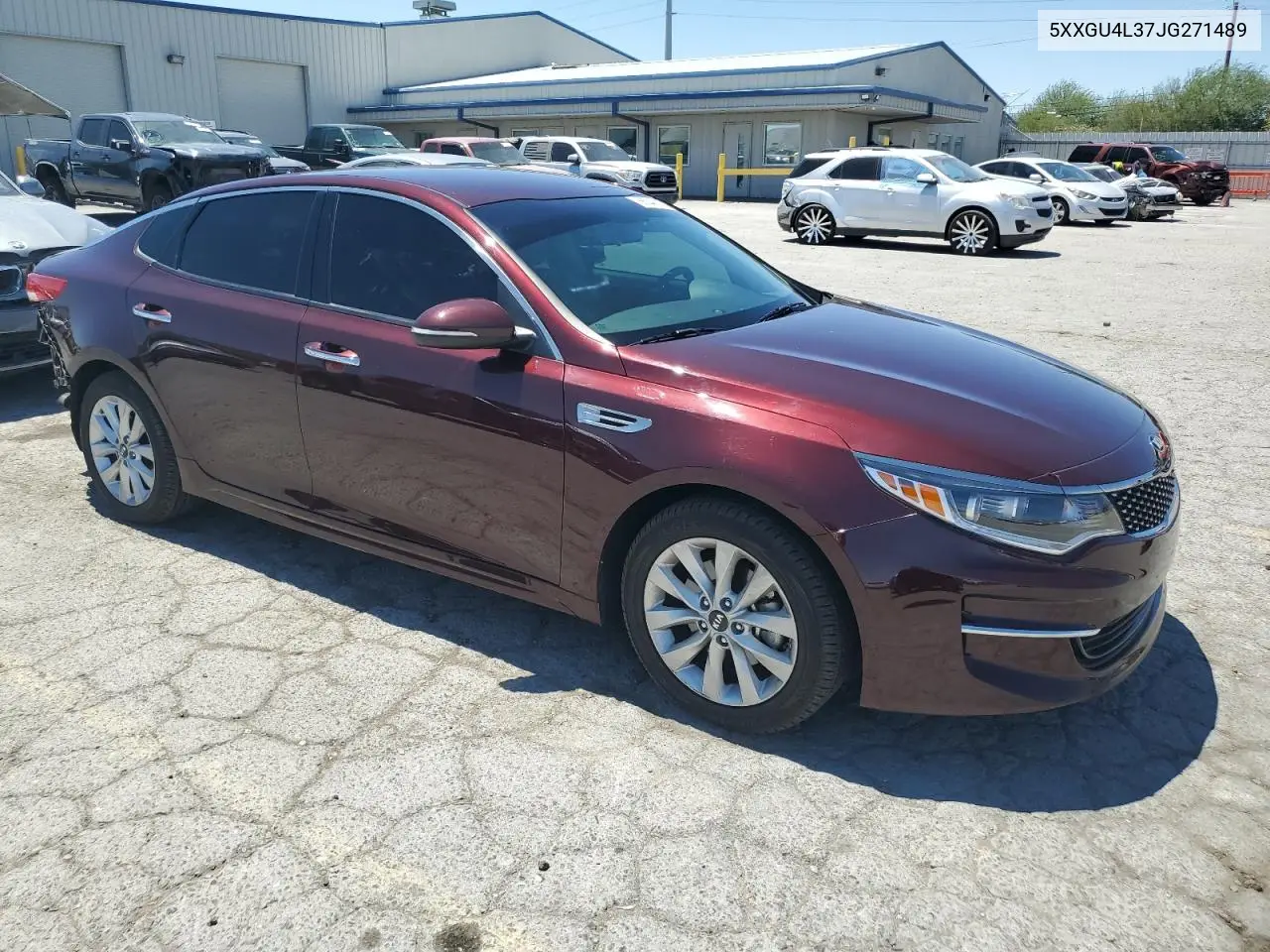 2018 Kia Optima Ex VIN: 5XXGU4L37JG271489 Lot: 66044135