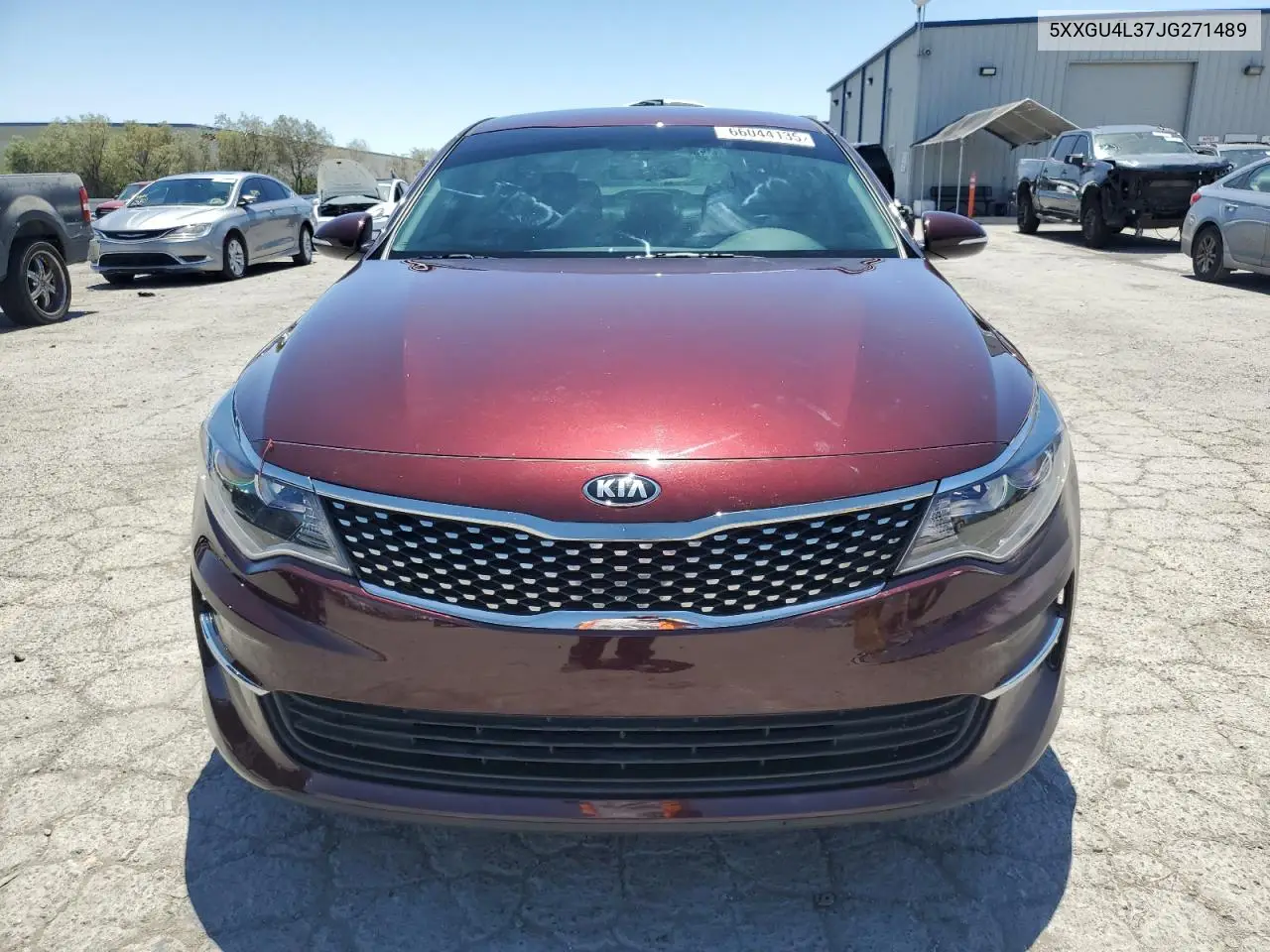 2018 Kia Optima Ex VIN: 5XXGU4L37JG271489 Lot: 66044135