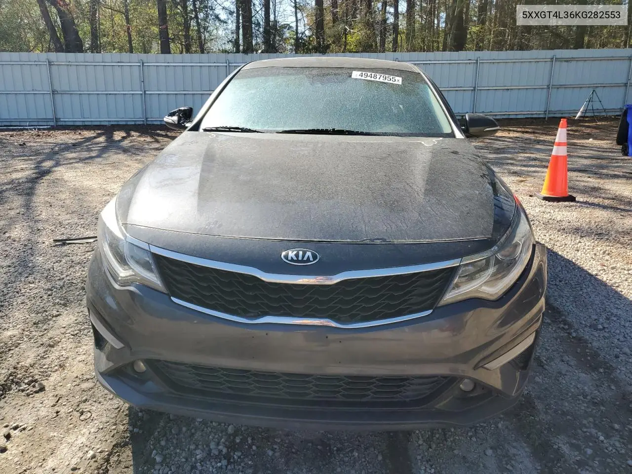 2019 Kia Optima Lx VIN: 5XXGT4L36KG282553 Lot: 49487955