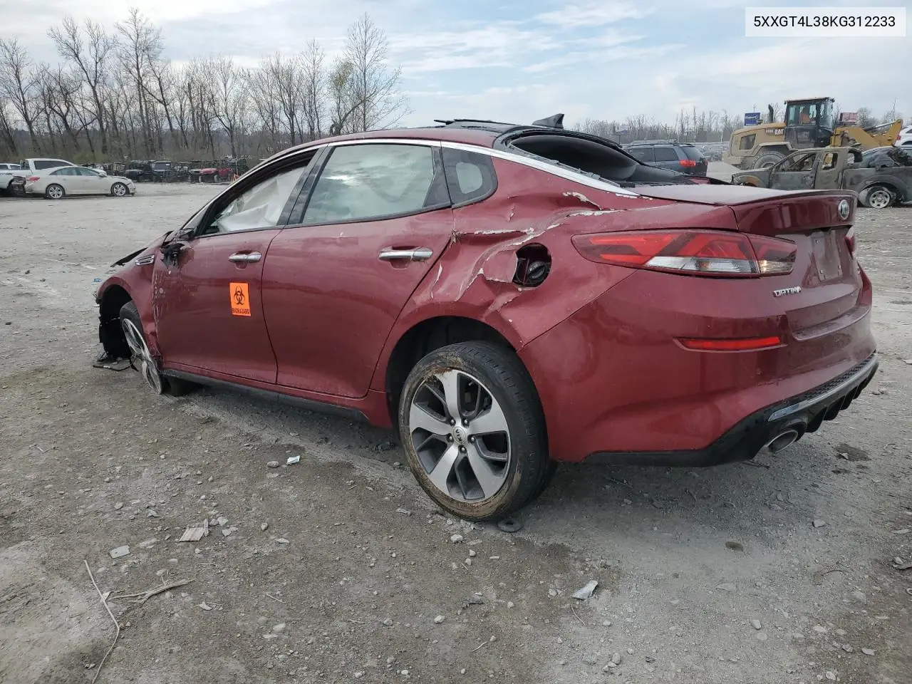 2019 Kia Optima Lx VIN: 5XXGT4L38KG312233 Lot: 50602365