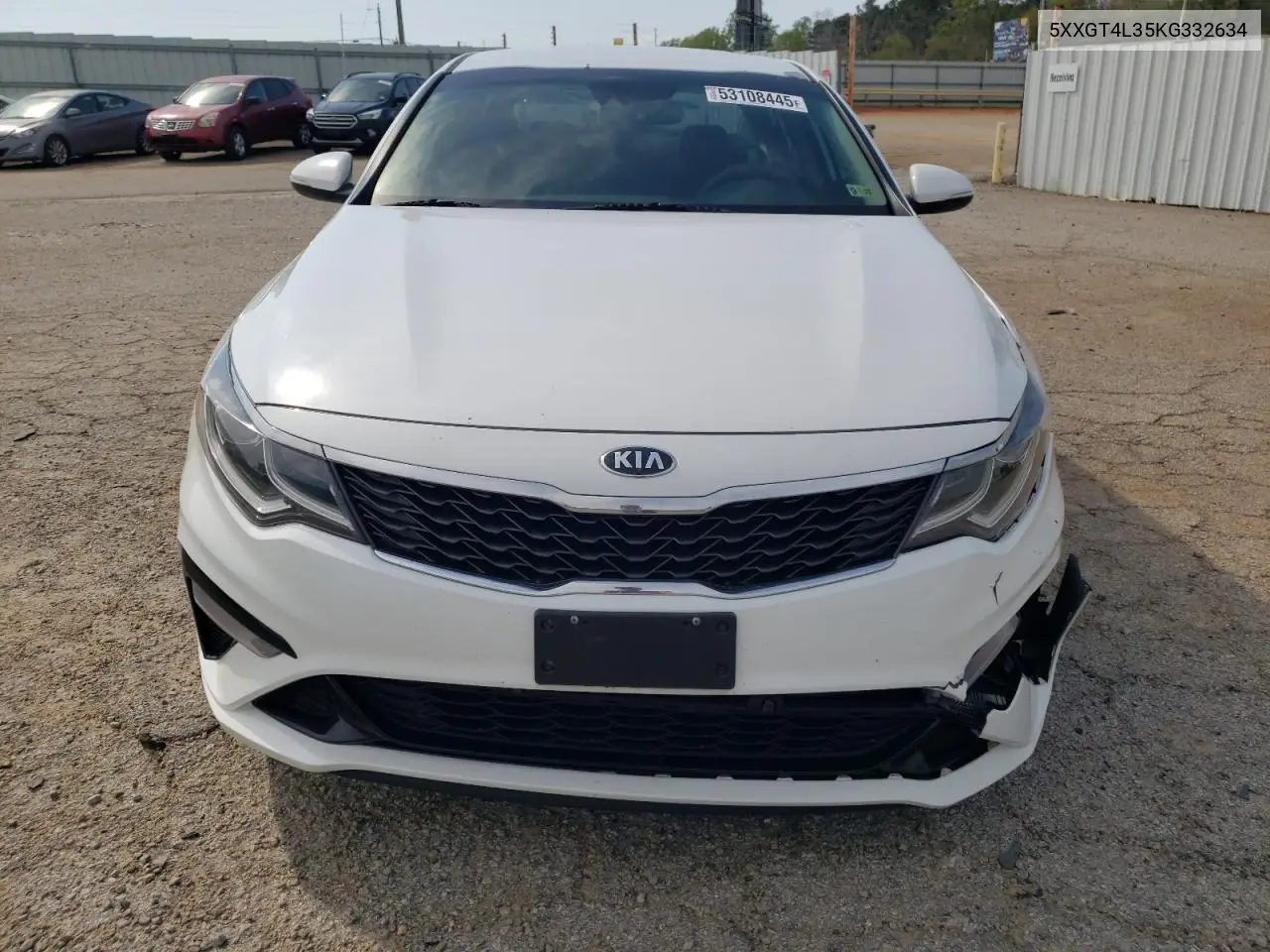 2019 Kia Optima Lx VIN: 5XXGT4L35KG332634 Lot: 53108445