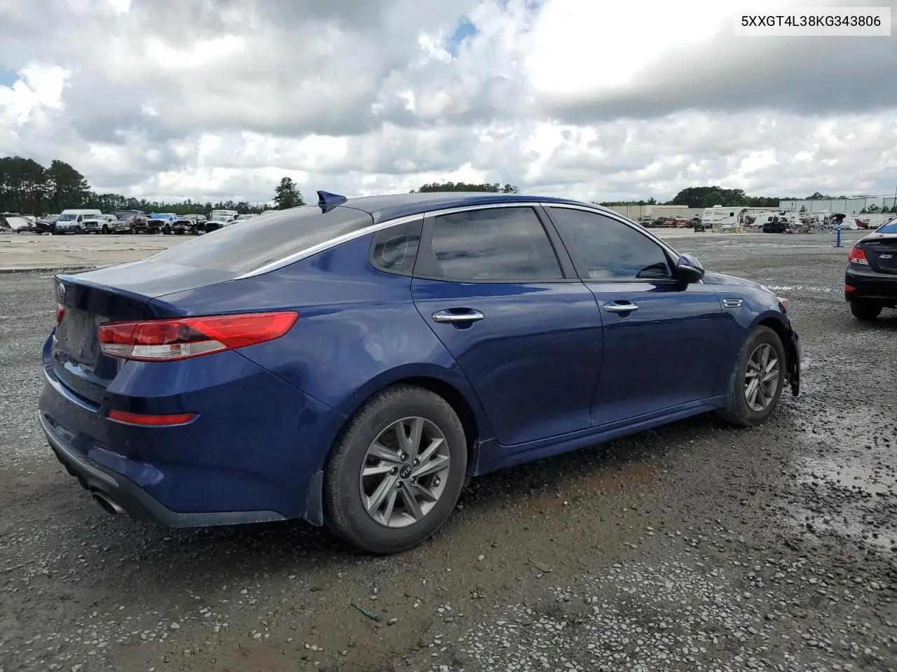2019 Kia Optima Lx VIN: 5XXGT4L38KG343806 Lot: 56745375