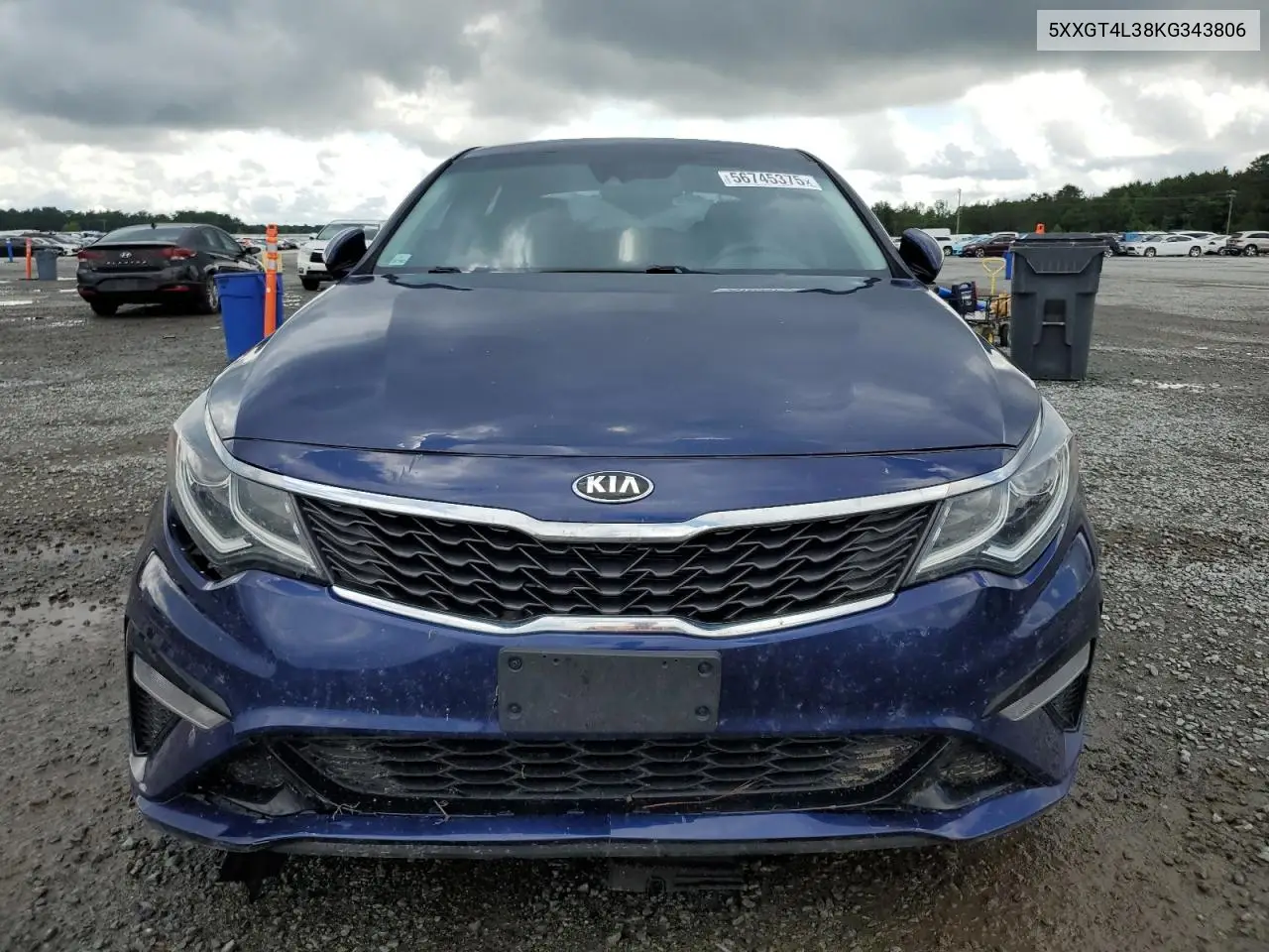 2019 Kia Optima Lx VIN: 5XXGT4L38KG343806 Lot: 56745375