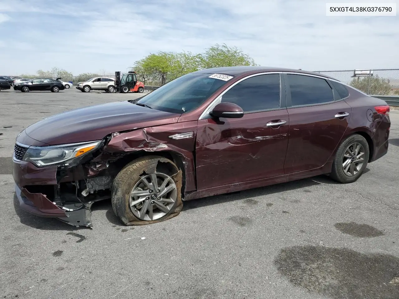2019 Kia Optima Lx VIN: 5XXGT4L38KG376790 Lot: 56752325