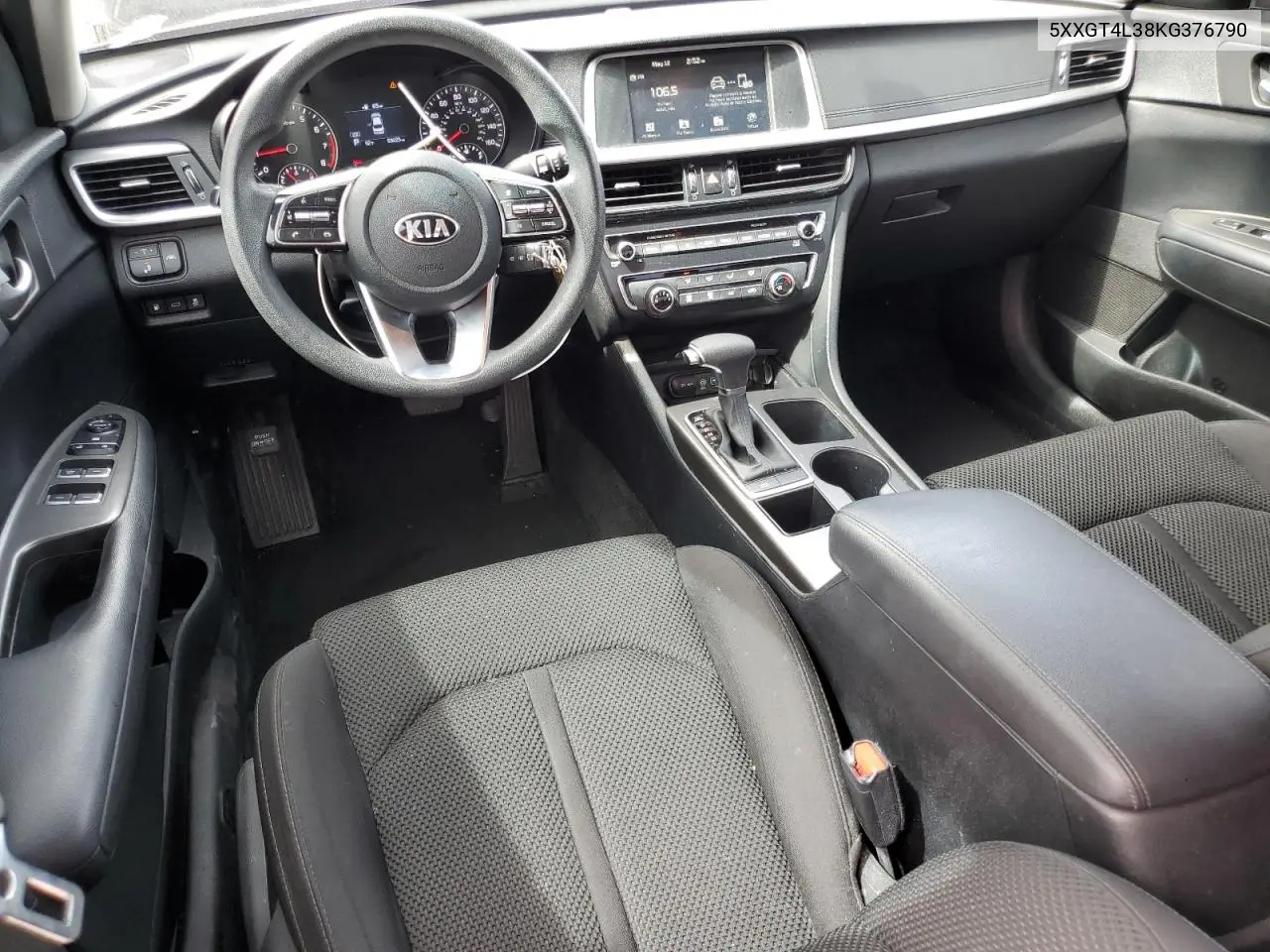 2019 Kia Optima Lx VIN: 5XXGT4L38KG376790 Lot: 56752325