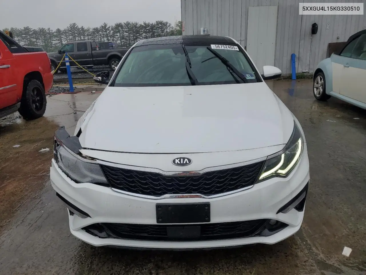 2019 Kia Optima Ex VIN: 5XXGU4L15KG330510 Lot: 56752405