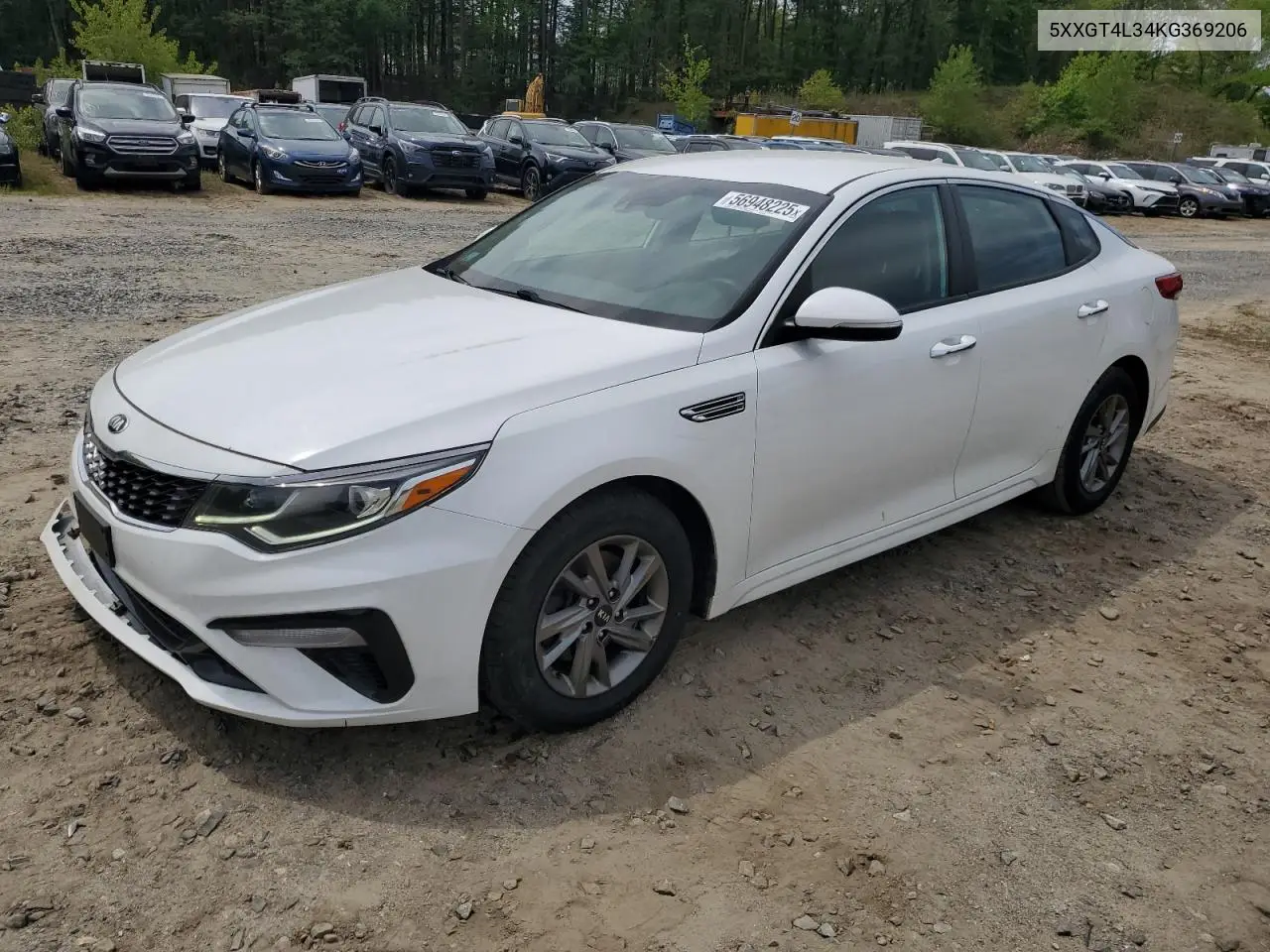 2019 Kia Optima Lx VIN: 5XXGT4L34KG369206 Lot: 56948225