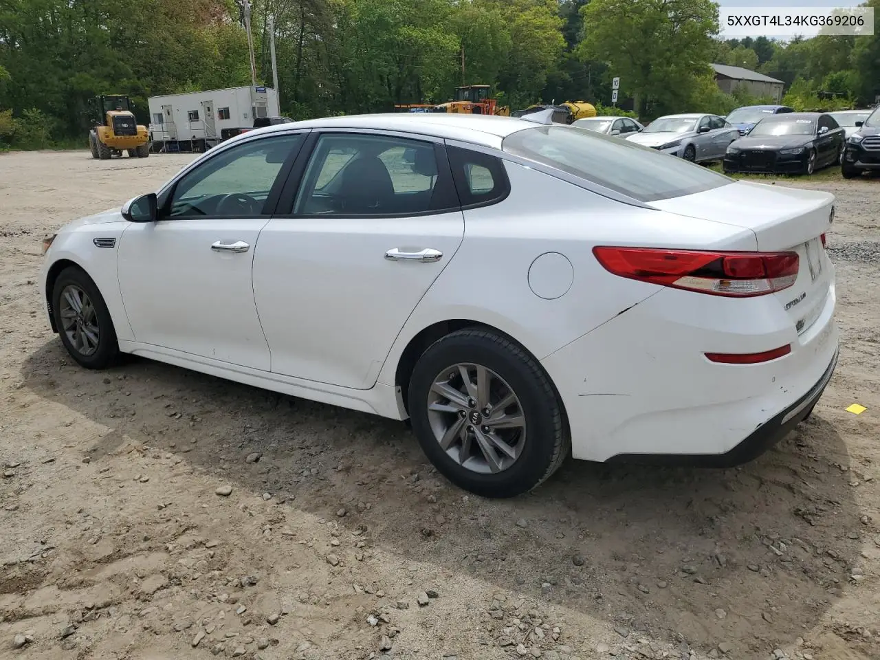 2019 Kia Optima Lx VIN: 5XXGT4L34KG369206 Lot: 56948225