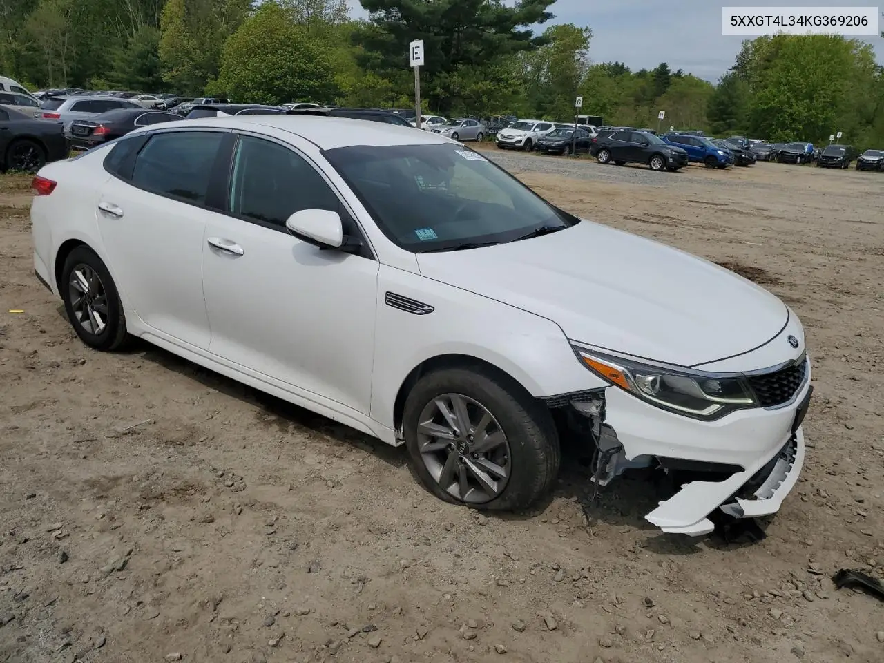 2019 Kia Optima Lx VIN: 5XXGT4L34KG369206 Lot: 56948225