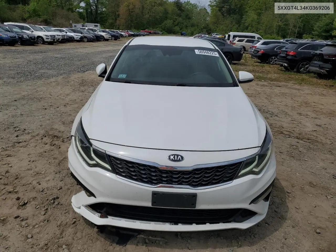 2019 Kia Optima Lx VIN: 5XXGT4L34KG369206 Lot: 56948225