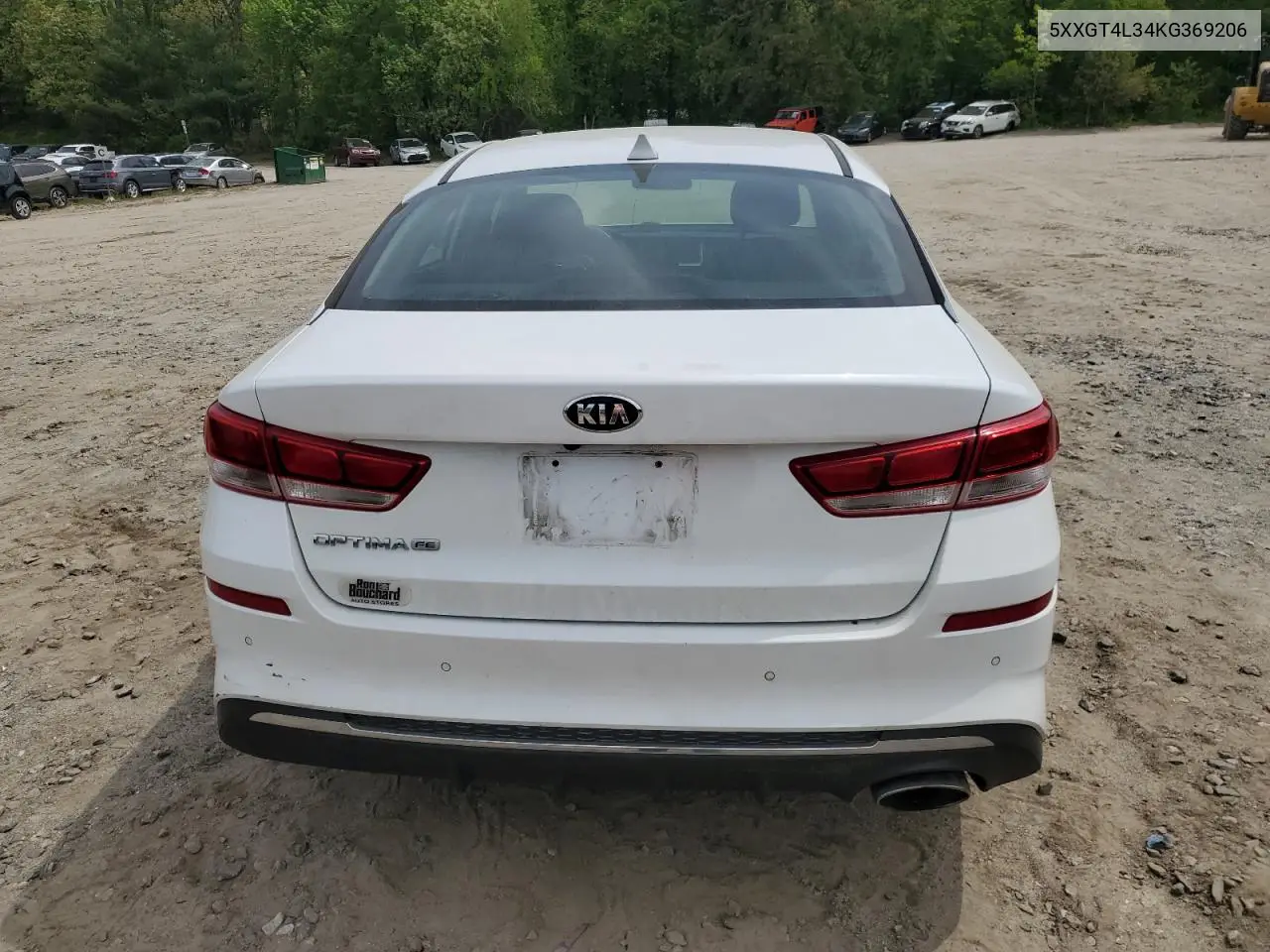 2019 Kia Optima Lx VIN: 5XXGT4L34KG369206 Lot: 56948225