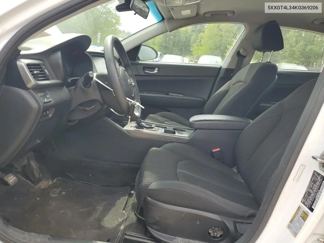 2019 Kia Optima Lx VIN: 5XXGT4L34KG369206 Lot: 56948225