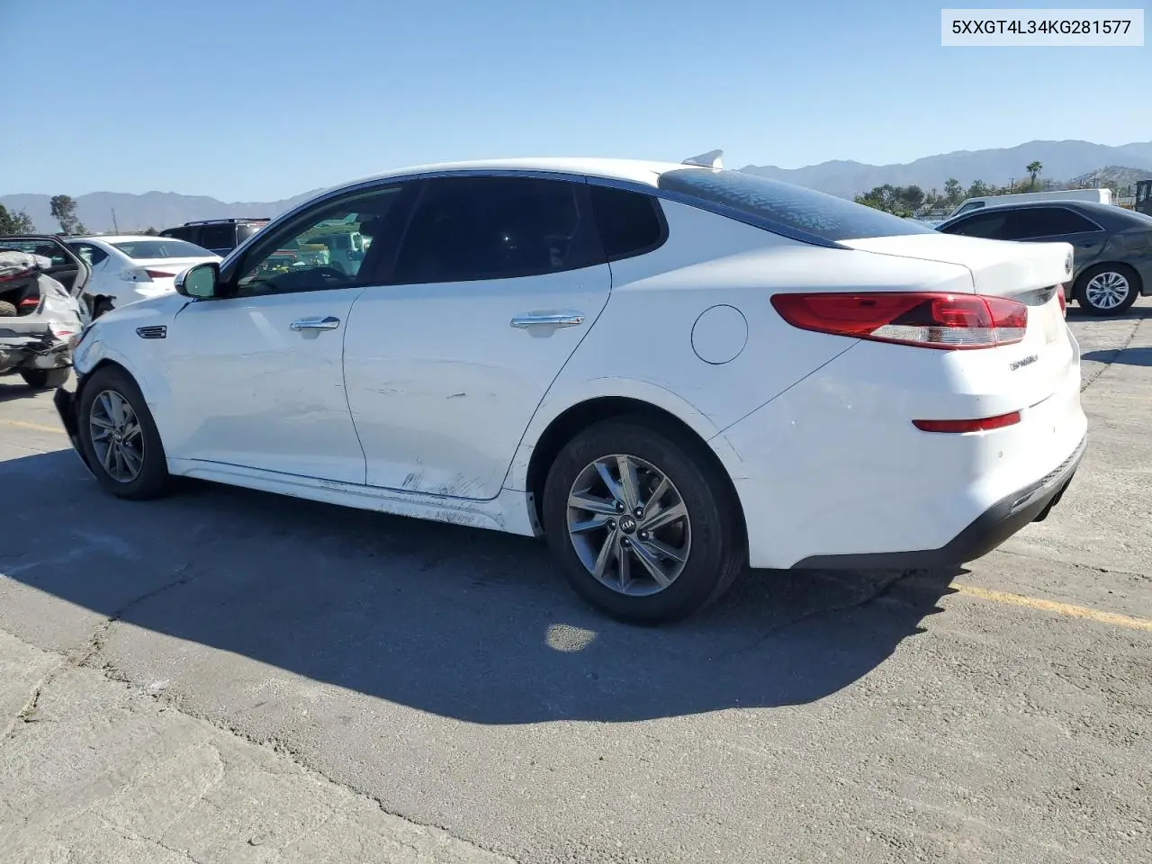 2019 Kia Optima Lx VIN: 5XXGT4L34KG281577 Lot: 57087505