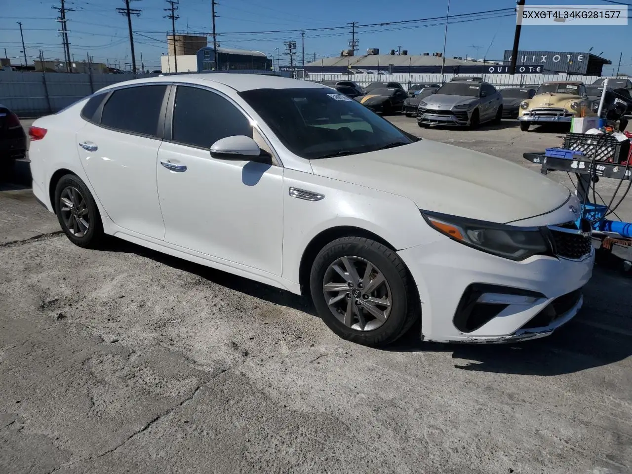 2019 Kia Optima Lx VIN: 5XXGT4L34KG281577 Lot: 57087505