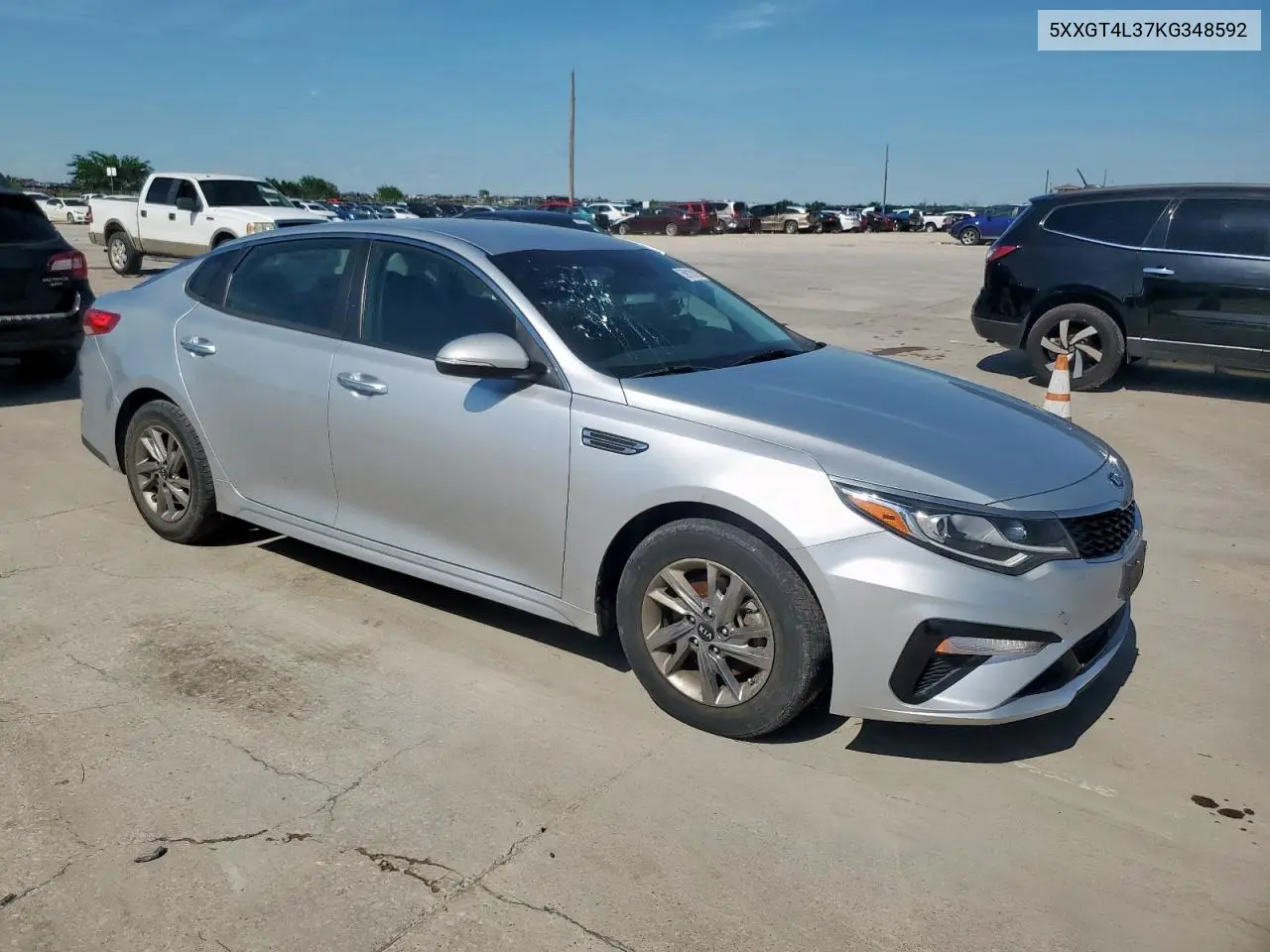 2019 Kia Optima Lx VIN: 5XXGT4L37KG348592 Lot: 59118115