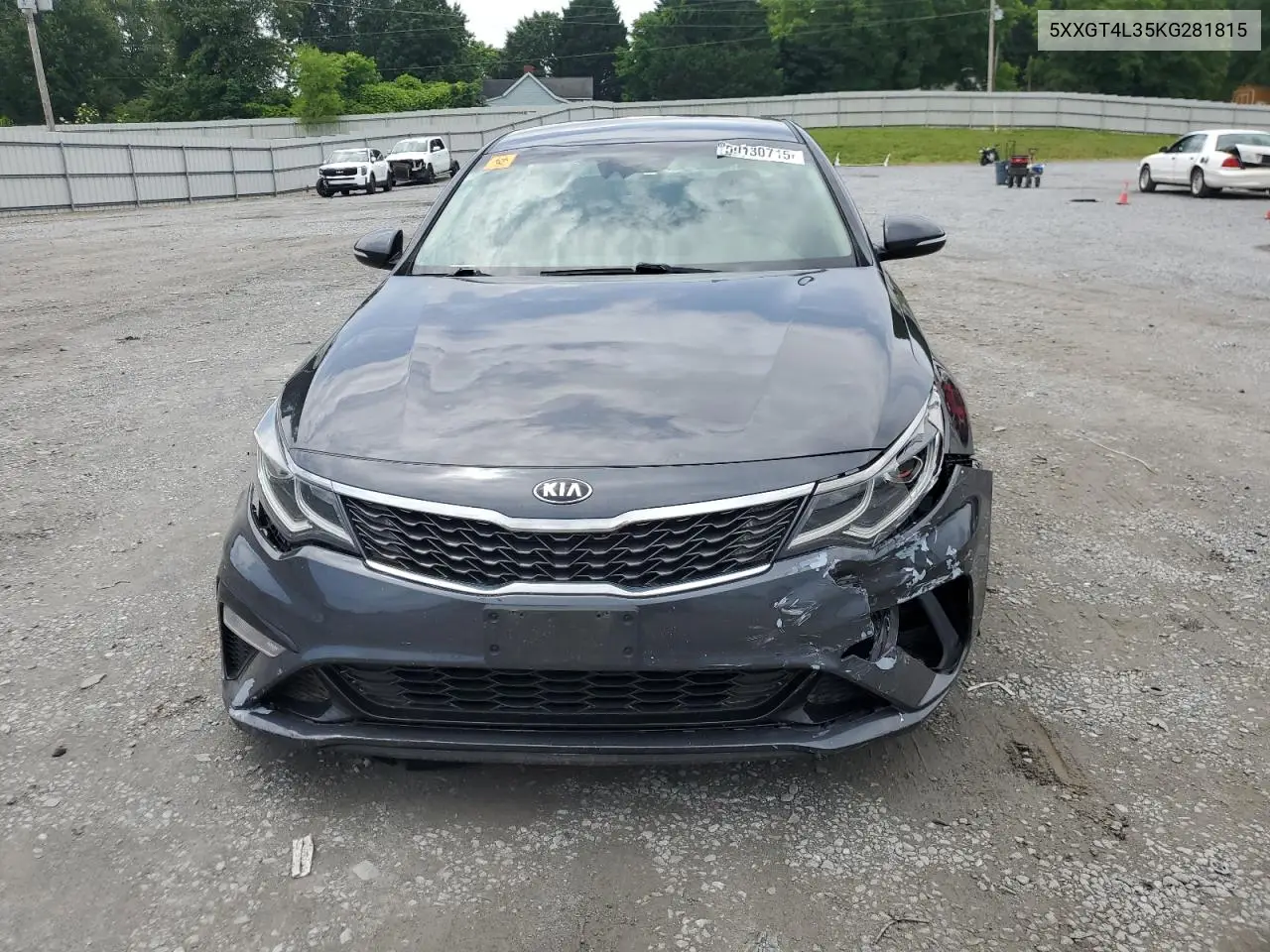 2019 Kia Optima Lx VIN: 5XXGT4L35KG281815 Lot: 59130715