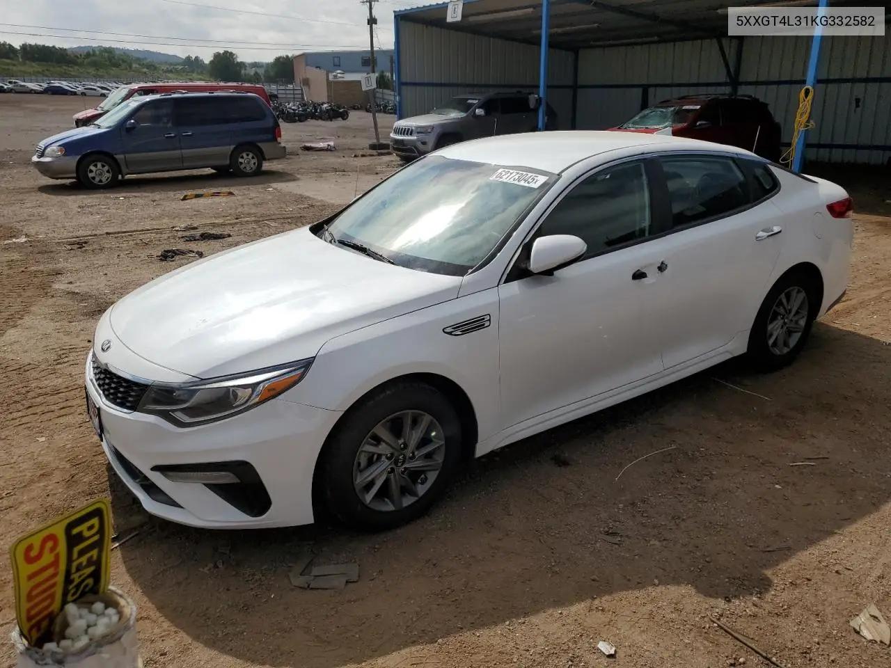 2019 Kia Optima Lx VIN: 5XXGT4L31KG332582 Lot: 62173045