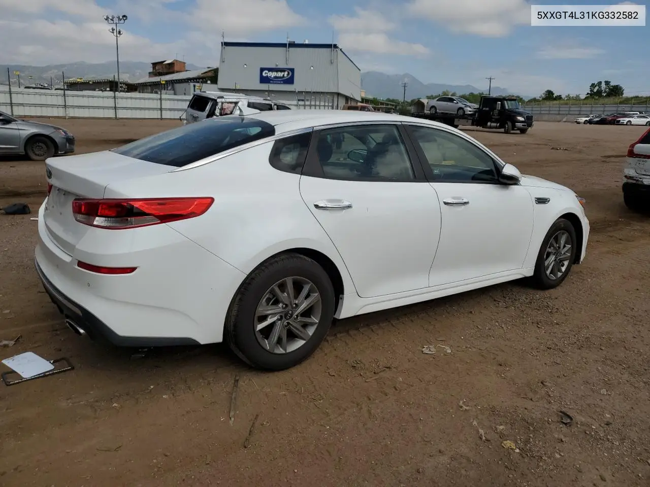 2019 Kia Optima Lx VIN: 5XXGT4L31KG332582 Lot: 62173045