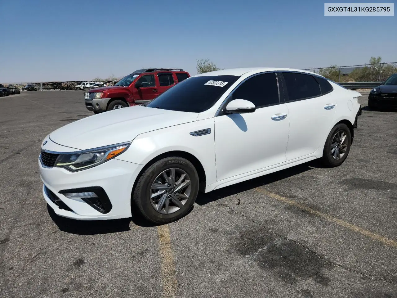 2019 Kia Optima Lx VIN: 5XXGT4L31KG285795 Lot: 62503315