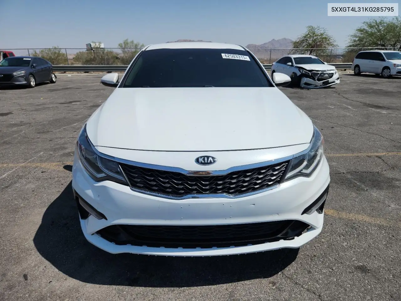 2019 Kia Optima Lx VIN: 5XXGT4L31KG285795 Lot: 62503315