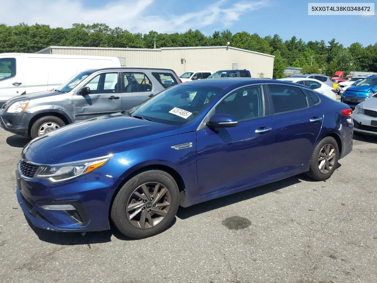 2019 Kia Optima Lx VIN: 5XXGT4L38KG348472 Lot: 62674685