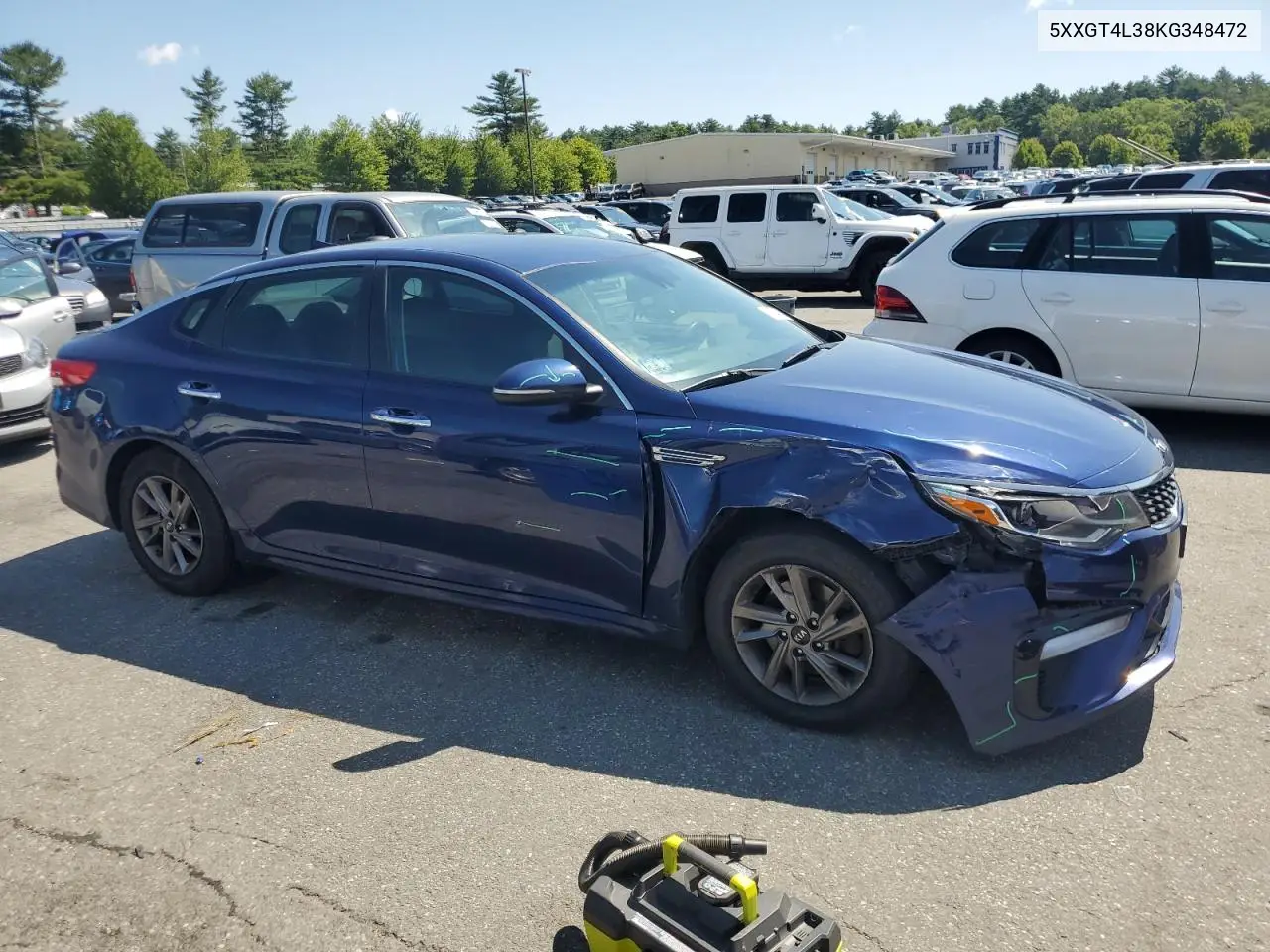 2019 Kia Optima Lx VIN: 5XXGT4L38KG348472 Lot: 62674685