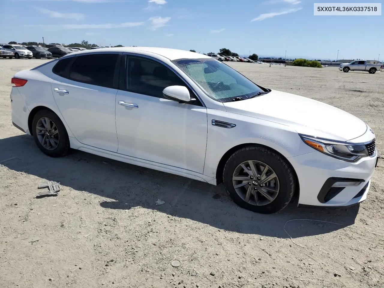 2019 Kia Optima Lx VIN: 5XXGT4L36KG337518 Lot: 62857165