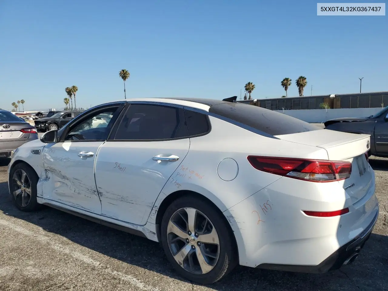 2019 Kia Optima Lx VIN: 5XXGT4L32KG367437 Lot: 62876255