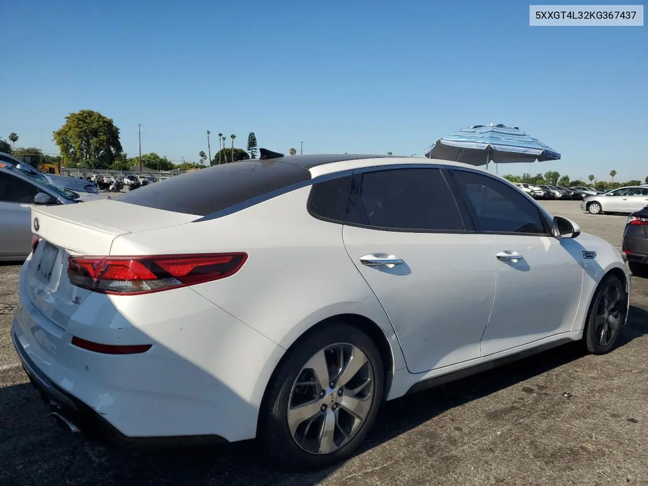 2019 Kia Optima Lx VIN: 5XXGT4L32KG367437 Lot: 62876255