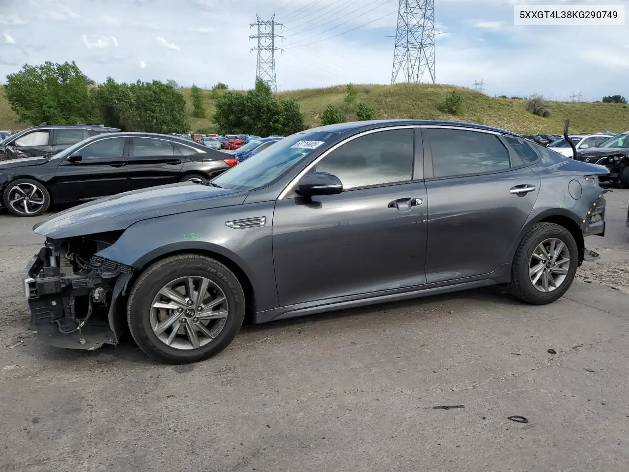 2019 Kia Optima Lx VIN: 5XXGT4L38KG290749 Lot: 63119405