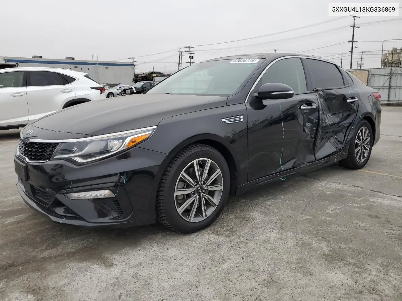 2019 Kia Optima Ex VIN: 5XXGU4L13KG336869 Lot: 65606775