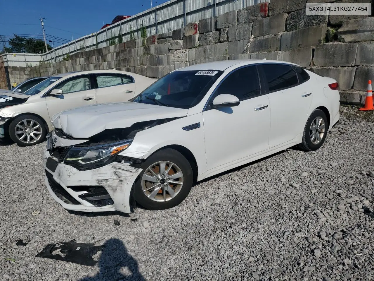 2019 Kia Optima Lx VIN: 5XXGT4L31KG277454 Lot: 65765535