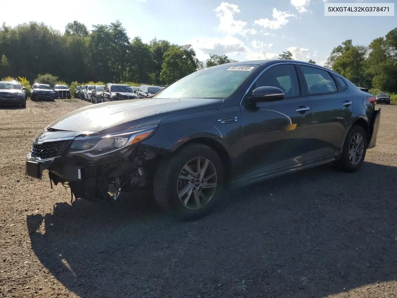 2019 Kia Optima Lx VIN: 5XXGT4L32KG378471 Lot: 66135695