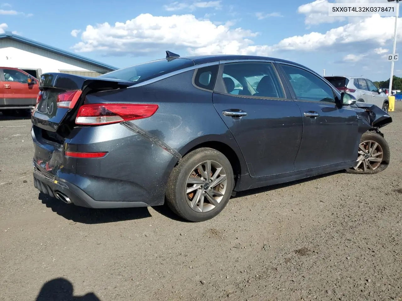 2019 Kia Optima Lx VIN: 5XXGT4L32KG378471 Lot: 66135695
