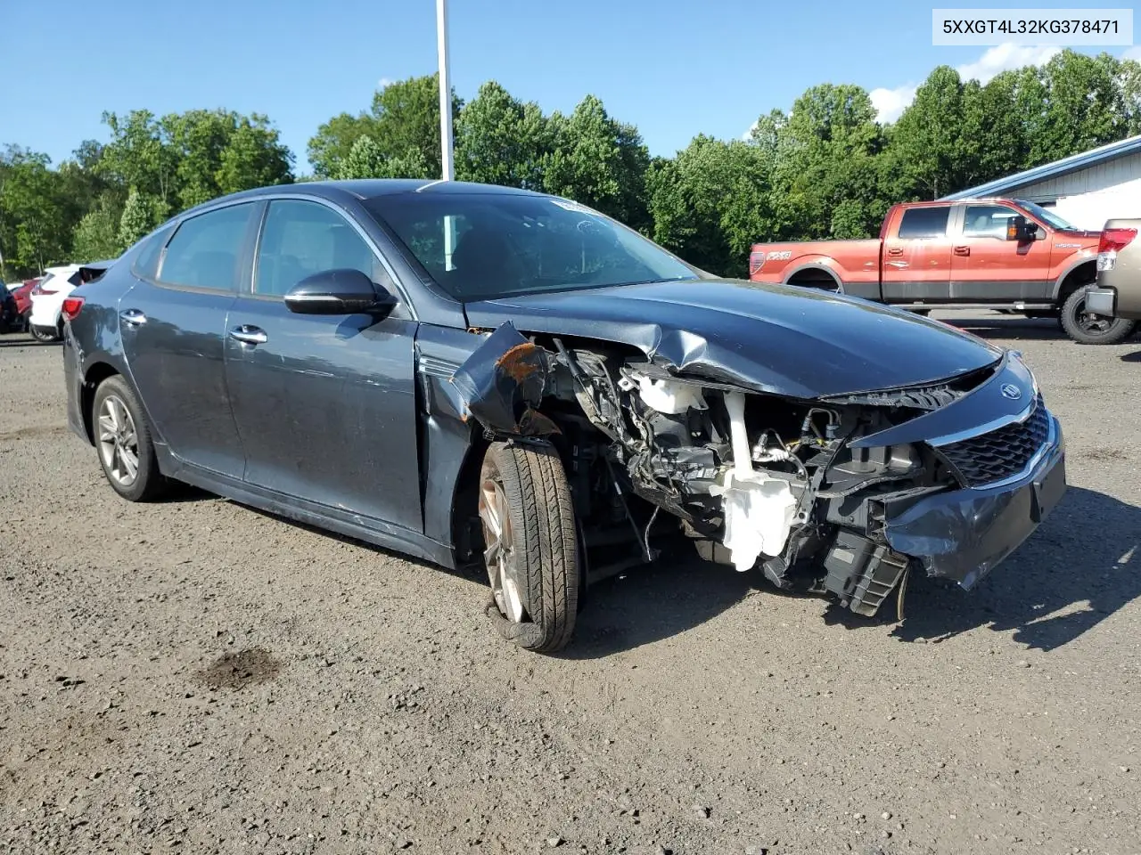 2019 Kia Optima Lx VIN: 5XXGT4L32KG378471 Lot: 66135695