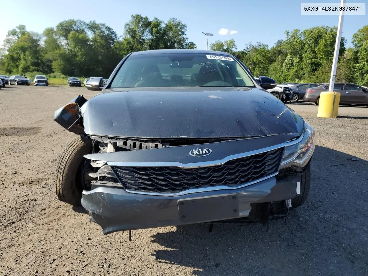 2019 Kia Optima Lx VIN: 5XXGT4L32KG378471 Lot: 66135695