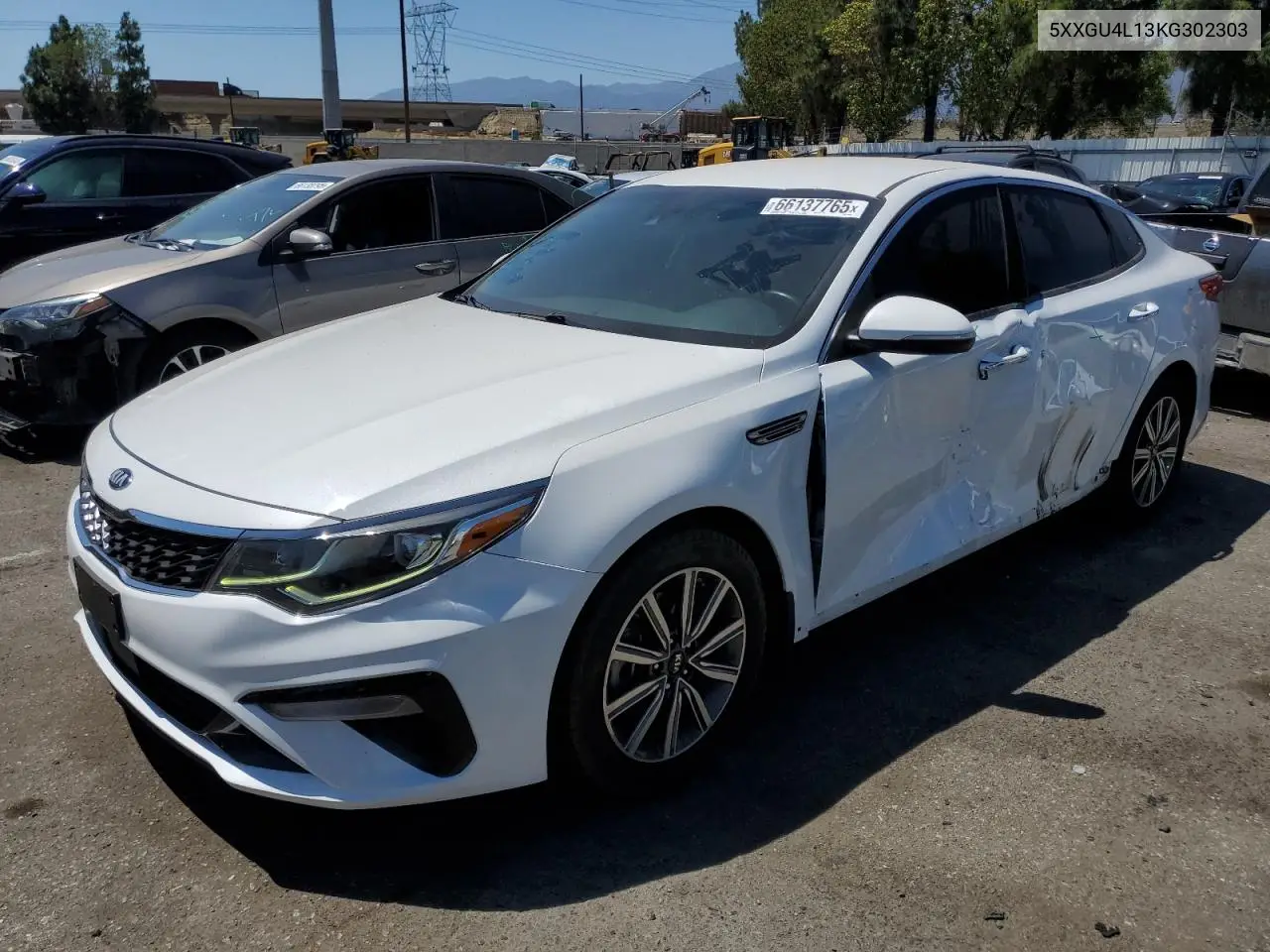 2019 Kia Optima Ex VIN: 5XXGU4L13KG302303 Lot: 66137765