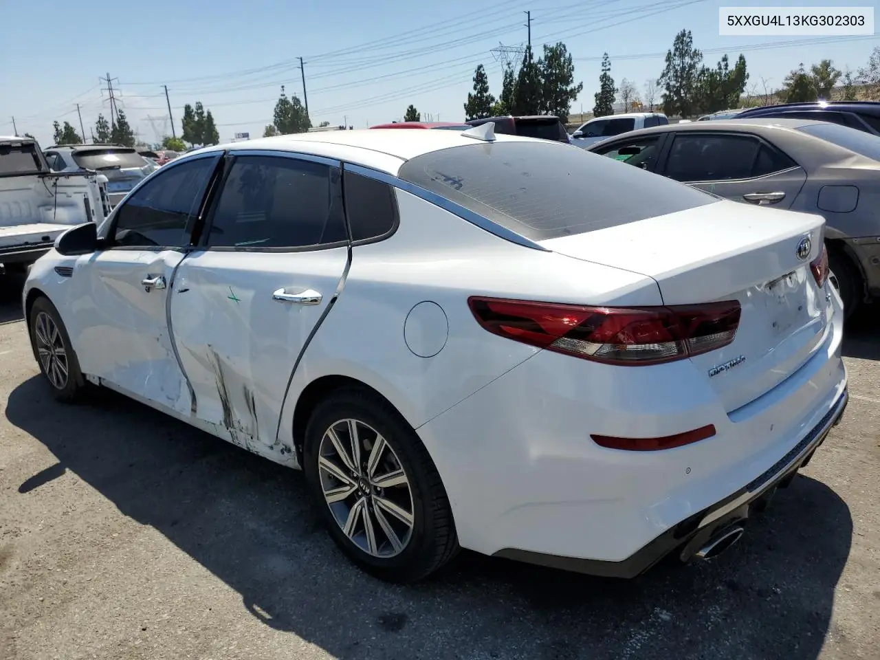 2019 Kia Optima Ex VIN: 5XXGU4L13KG302303 Lot: 66137765