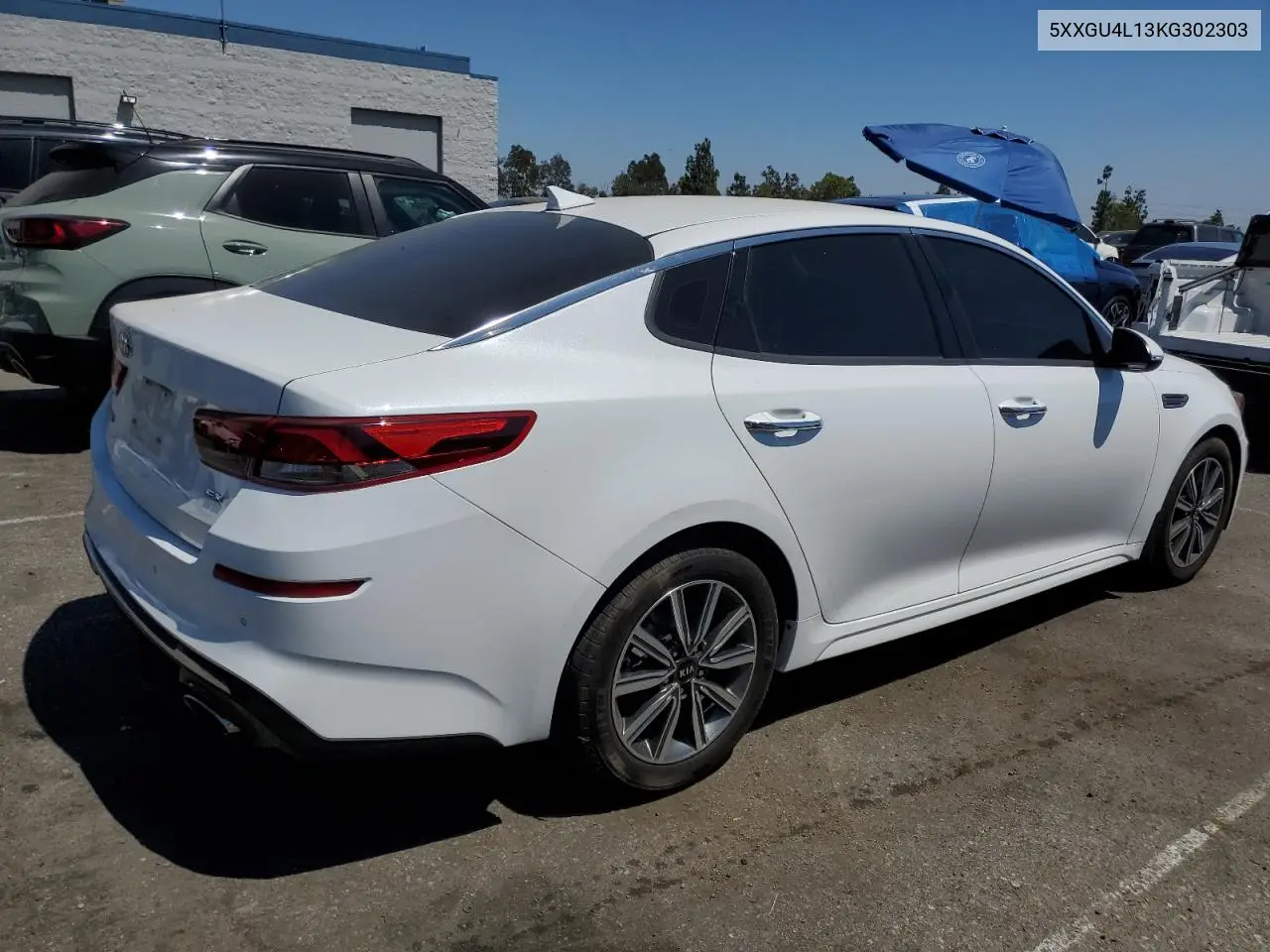 2019 Kia Optima Ex VIN: 5XXGU4L13KG302303 Lot: 66137765