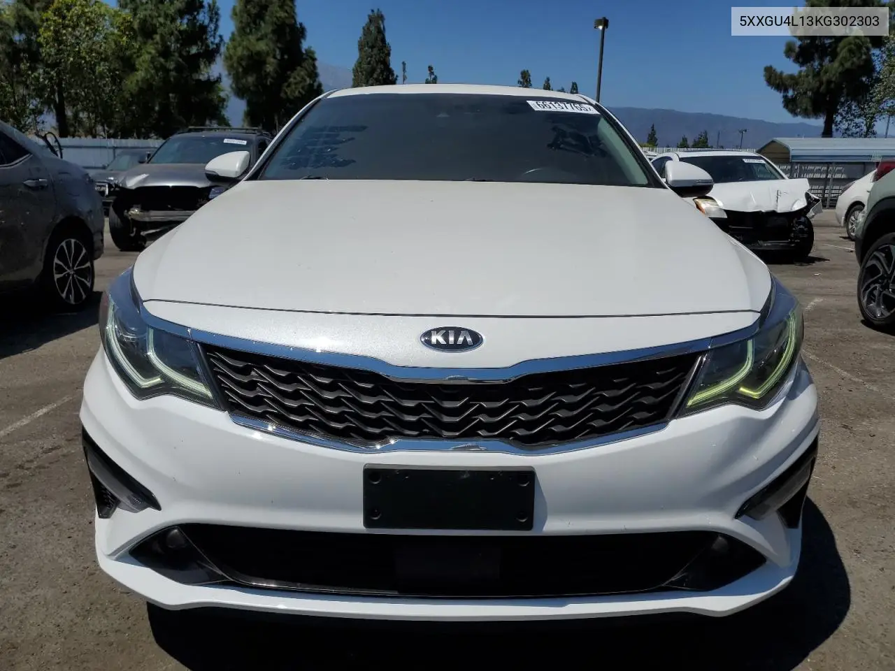 2019 Kia Optima Ex VIN: 5XXGU4L13KG302303 Lot: 66137765