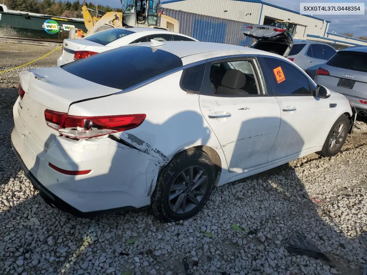 2020 Kia Optima Lx VIN: 5XXGT4L37LG448354 Lot: 44161185