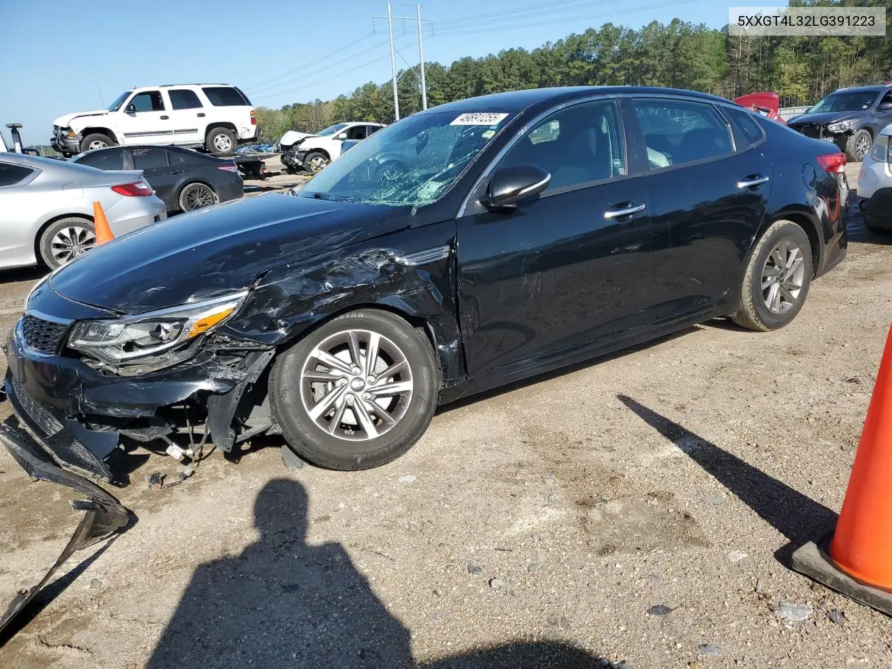 2020 Kia Optima Lx VIN: 5XXGT4L32LG391223 Lot: 49891255