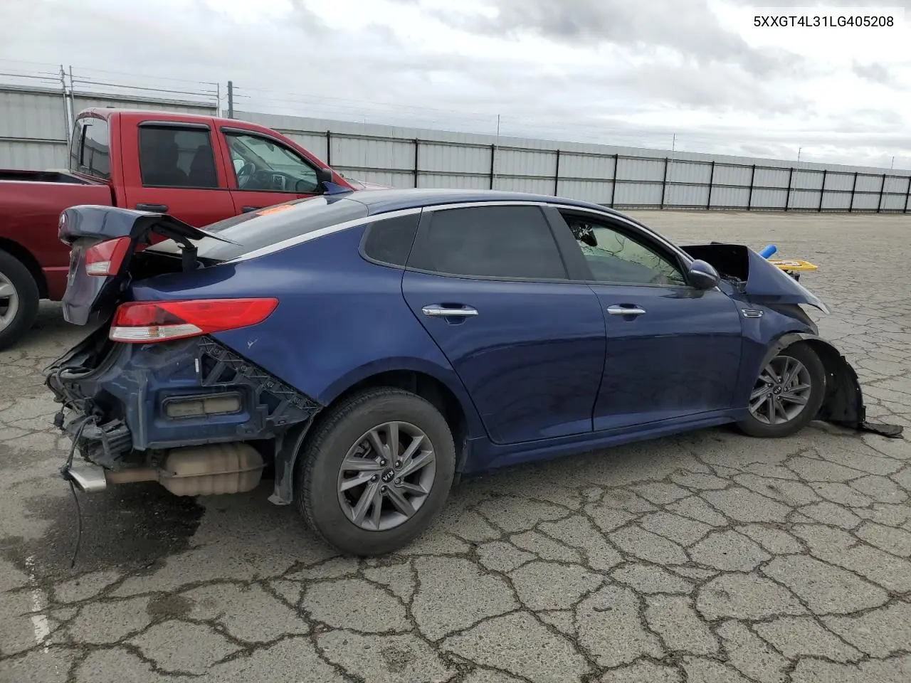 2020 Kia Optima Lx VIN: 5XXGT4L31LG405208 Lot: 51312405