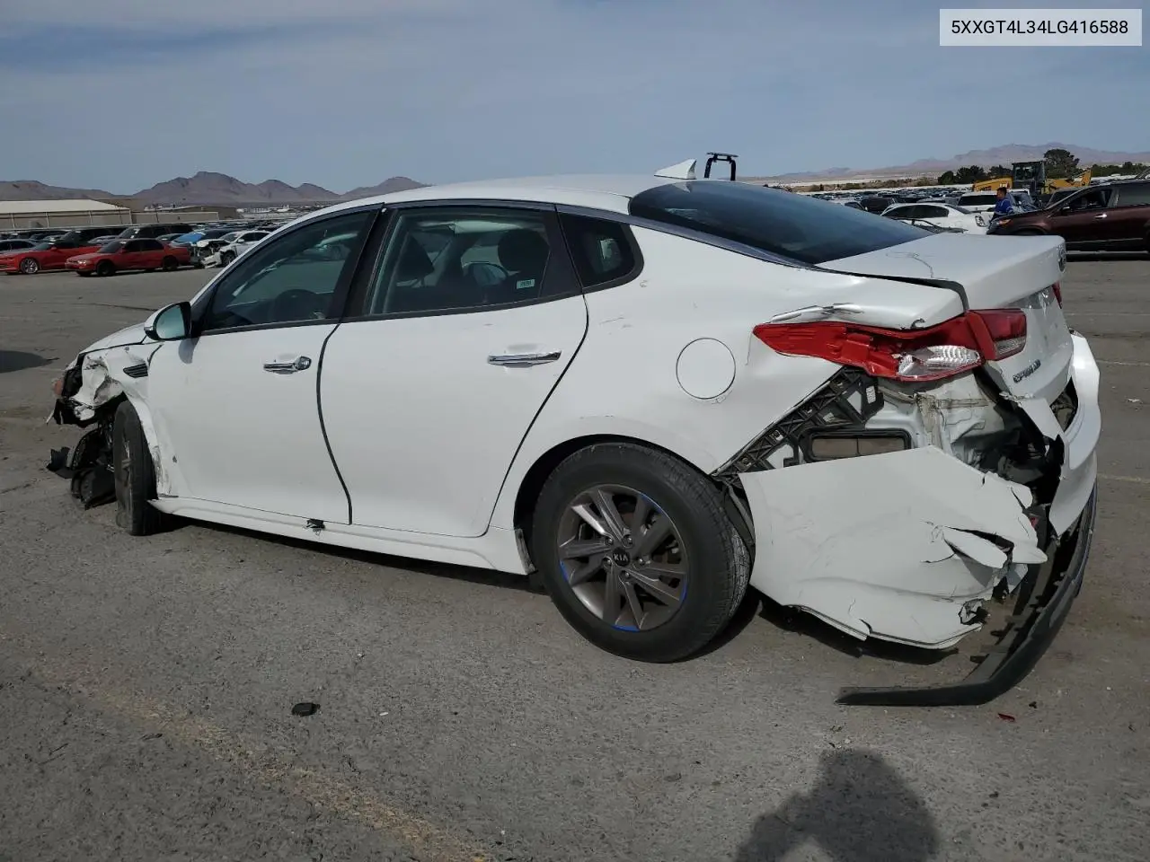 2020 Kia Optima Lx VIN: 5XXGT4L34LG416588 Lot: 52427855