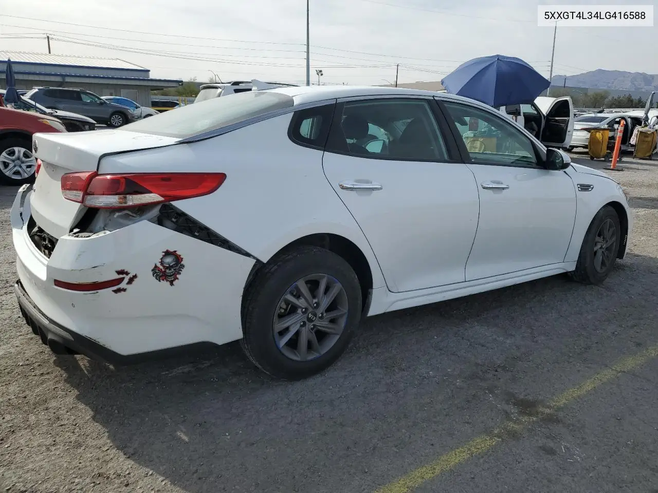 2020 Kia Optima Lx VIN: 5XXGT4L34LG416588 Lot: 52427855