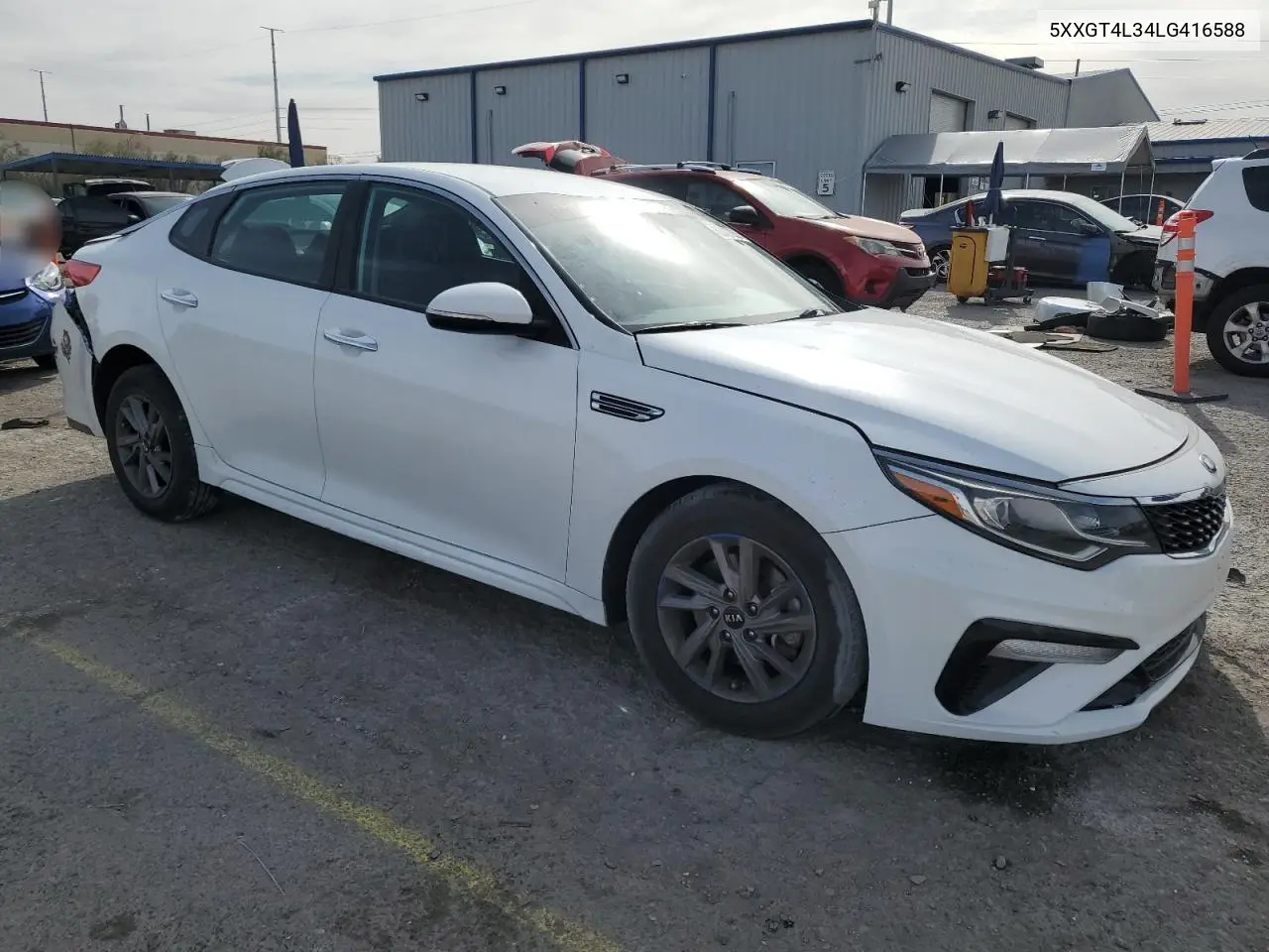 2020 Kia Optima Lx VIN: 5XXGT4L34LG416588 Lot: 52427855