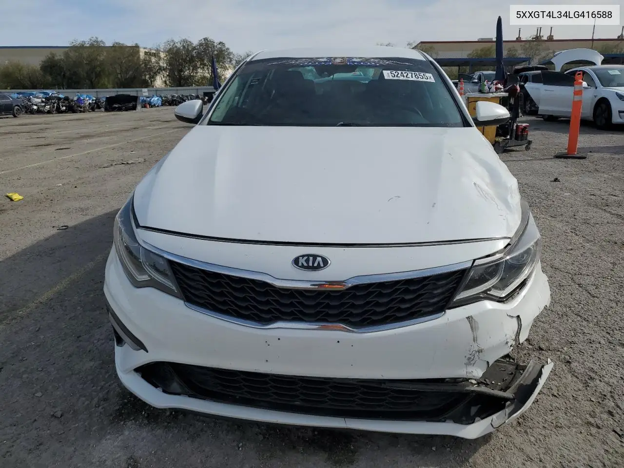 2020 Kia Optima Lx VIN: 5XXGT4L34LG416588 Lot: 52427855