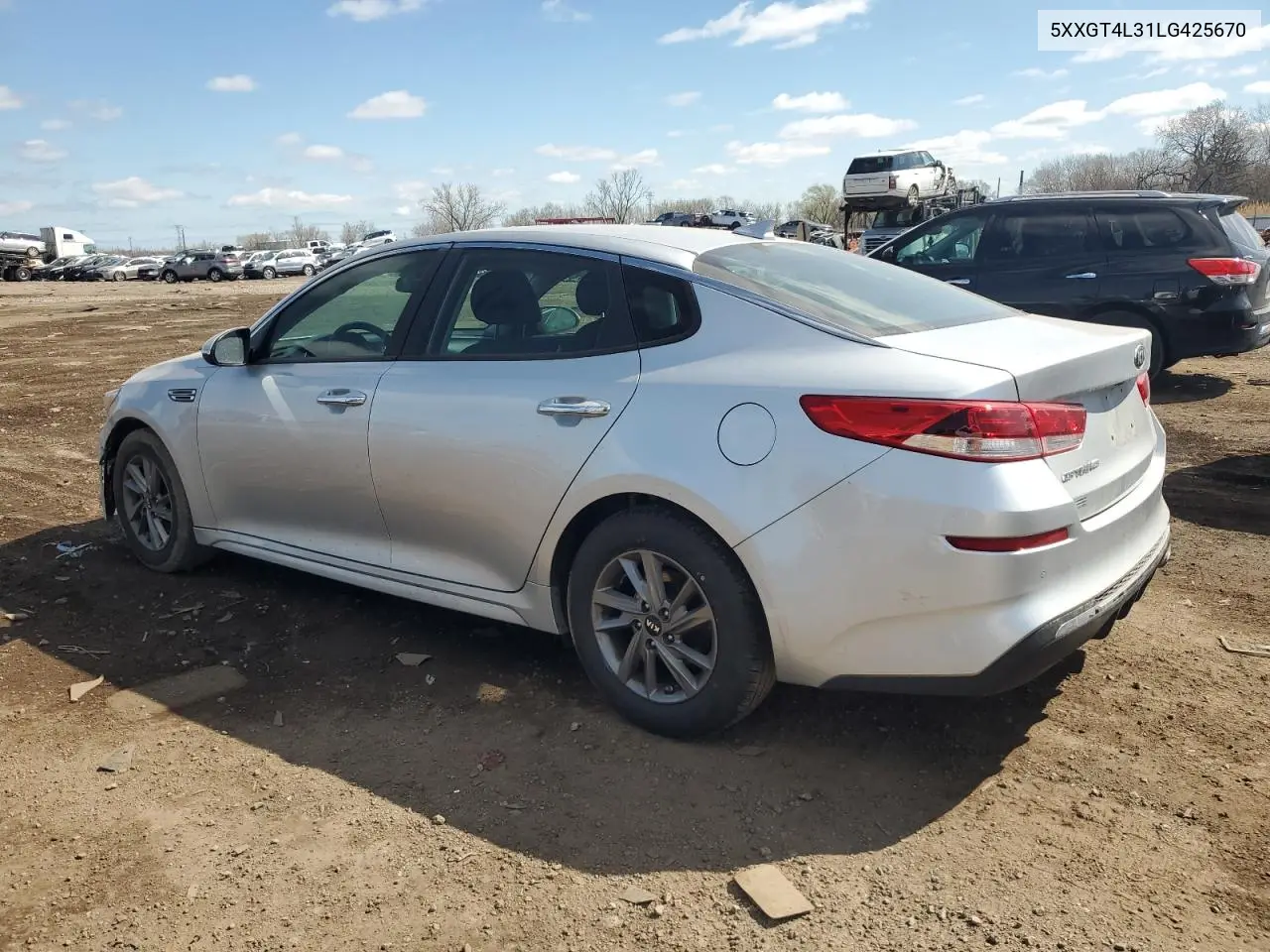 2020 Kia Optima Lx VIN: 5XXGT4L31LG425670 Lot: 52920935