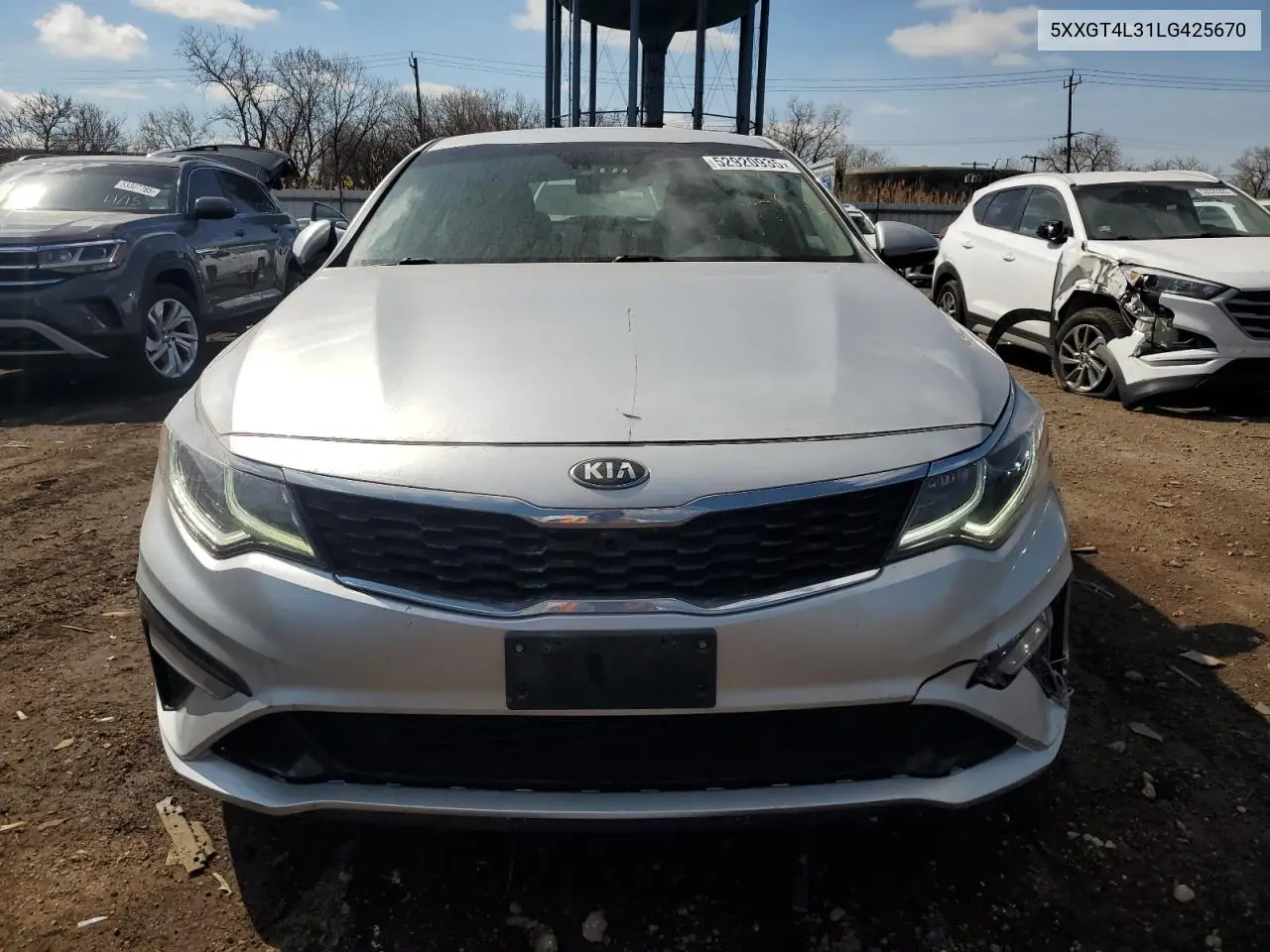 2020 Kia Optima Lx VIN: 5XXGT4L31LG425670 Lot: 52920935